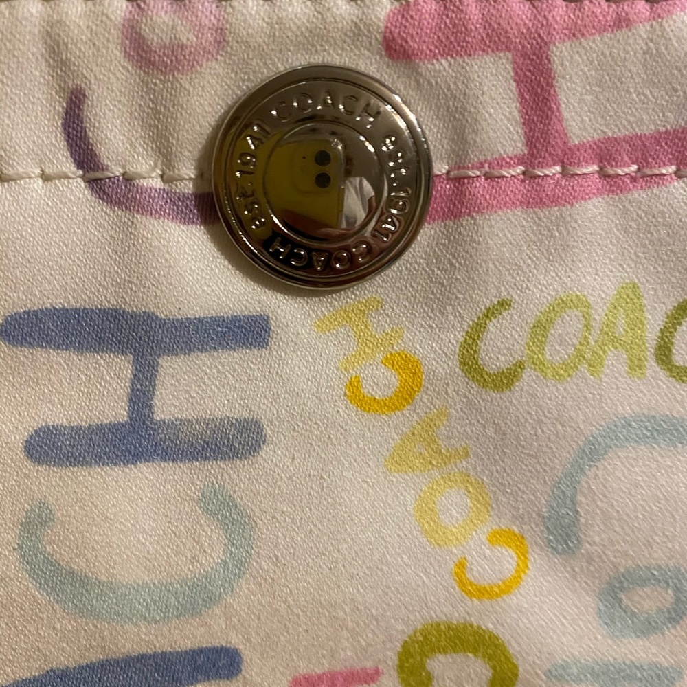 Vintage Coach bag with matching accessory - Picture 4 of 7